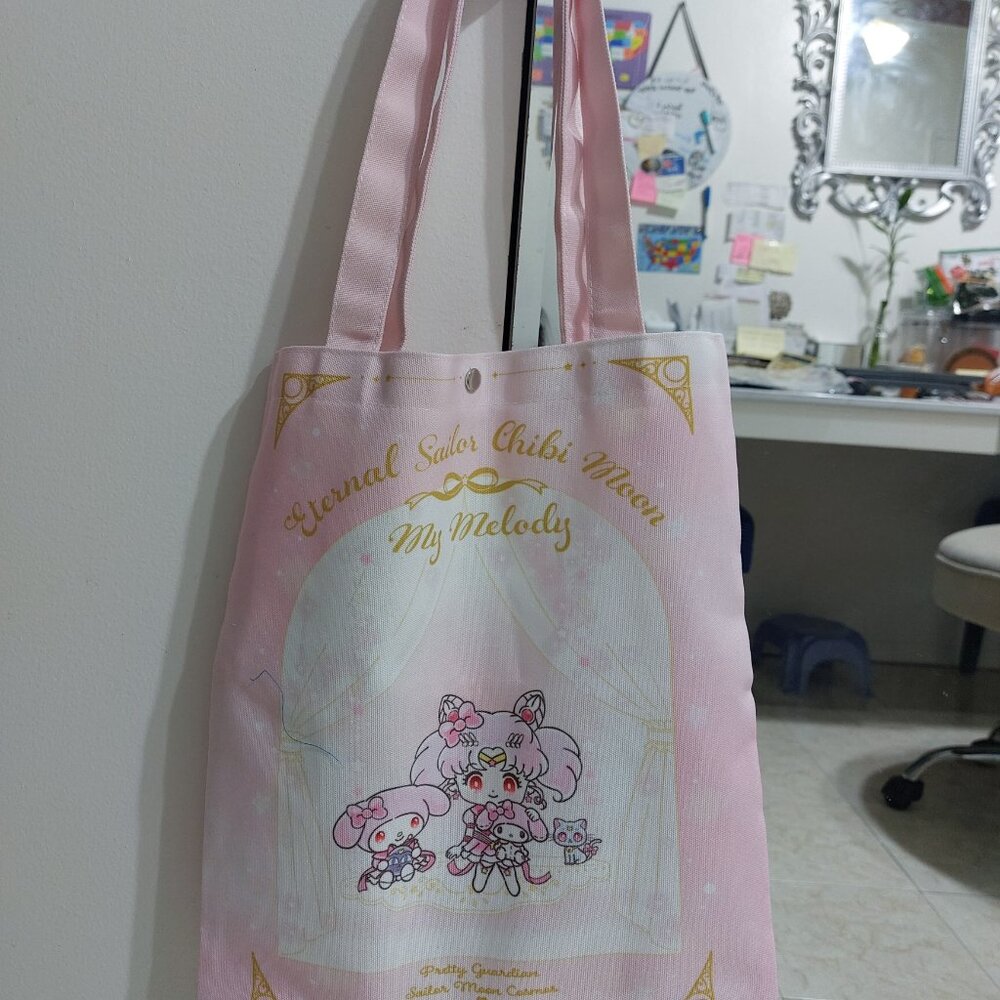 Super Cute Sailor Moon Sanrio Tote Bag My Melody Pink Tote Practical Tote